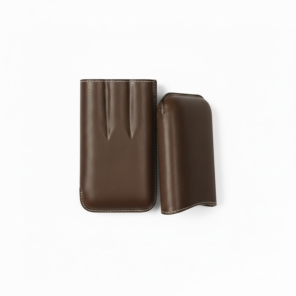 Cigar Case - Recife Chesterfield Culture Hot Chocolate - 3 Cigars