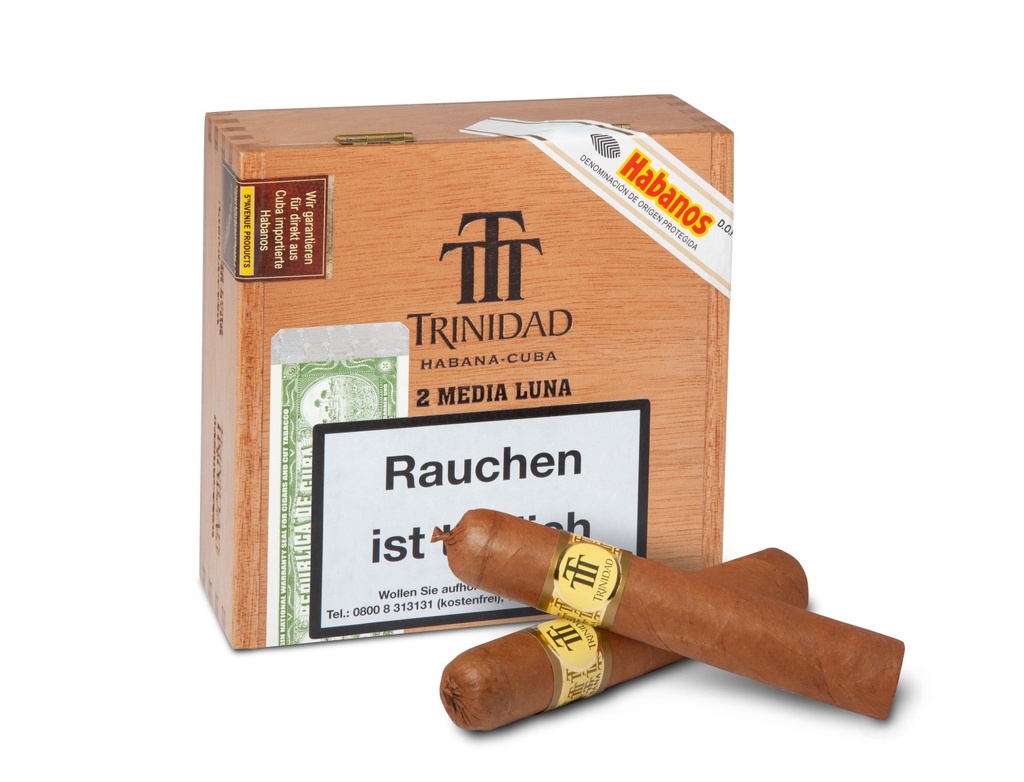 Trinidad Media Luna - Box Of 12 Cigars