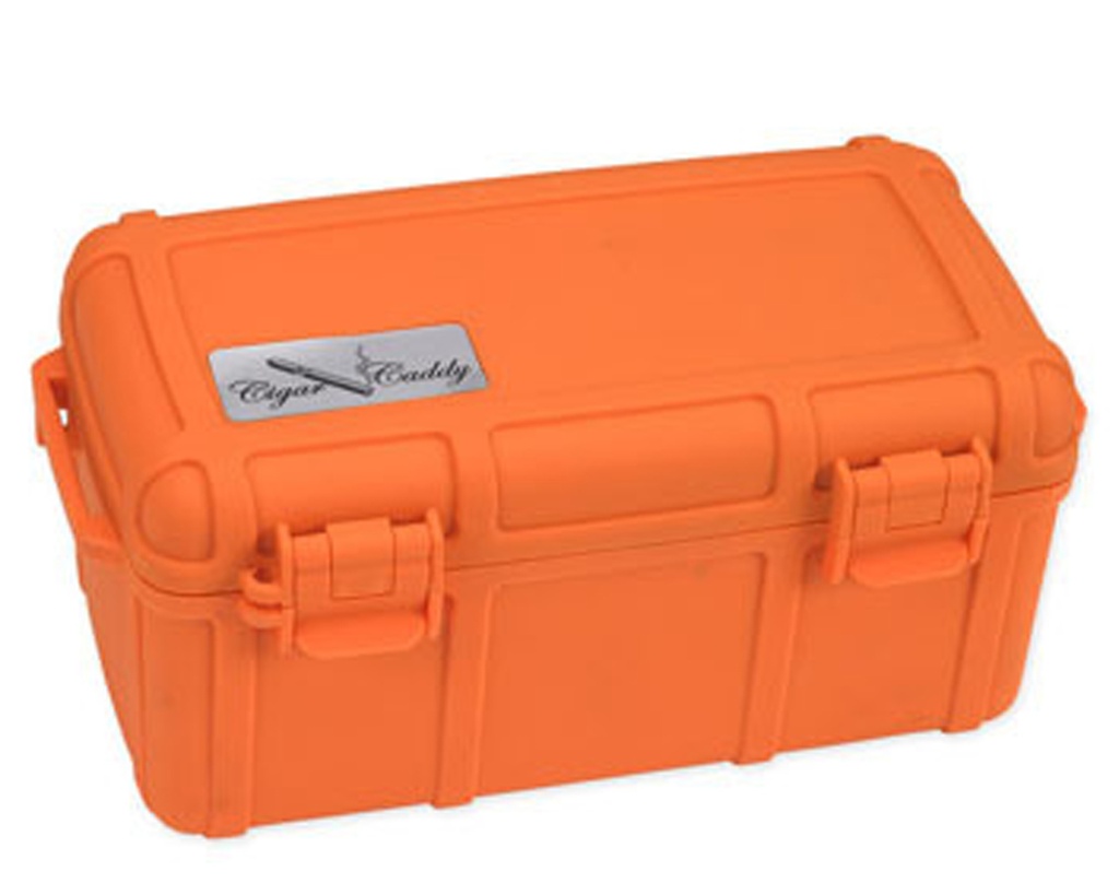 Humidor - Cigar Caddy Travel Orange - 15 Cigars