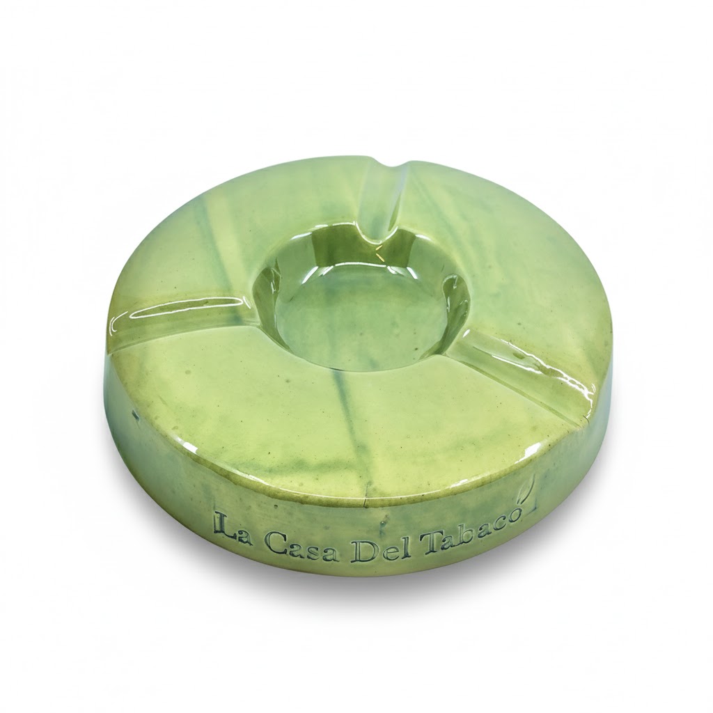 Ashtray - Lcdt Round Green Fall - 3 Cigars