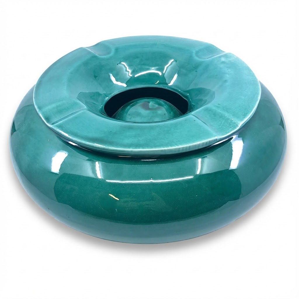 Ashtray - Dominique London Big Moroccan Blue Grass - 4 Cigars