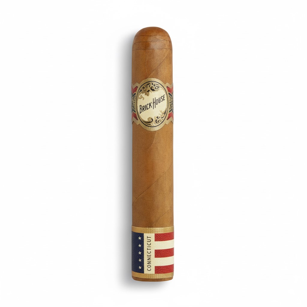 Brick House Double Connecticut Robusto - Box of 5 Cigars