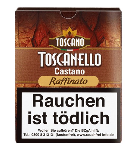 Toscanello Castano - Pack Of 5 Cigarillos