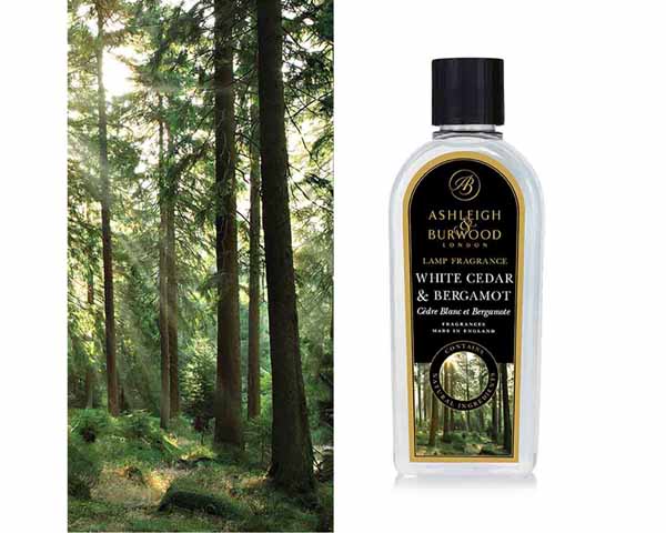 Lamp Fragrance - Ashleigh & Burwood White Cedar & Bergamot - 500ml