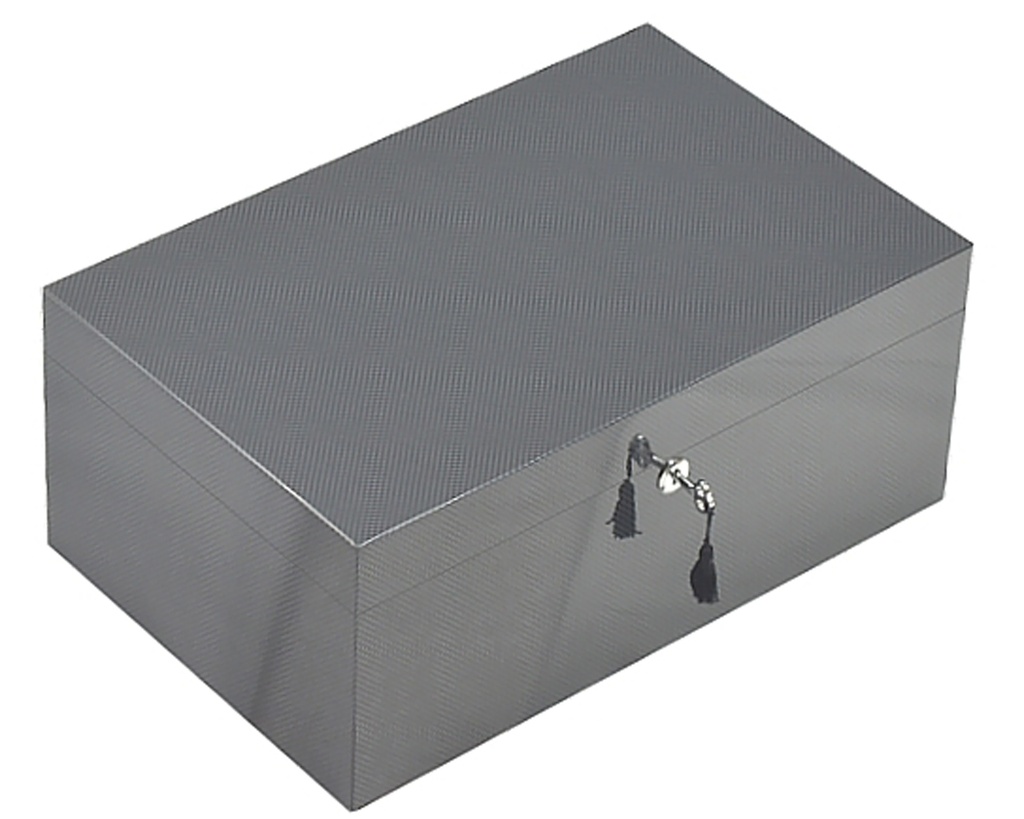 Humidor - Lubinski Carbon Fiber - 100 Cigars
