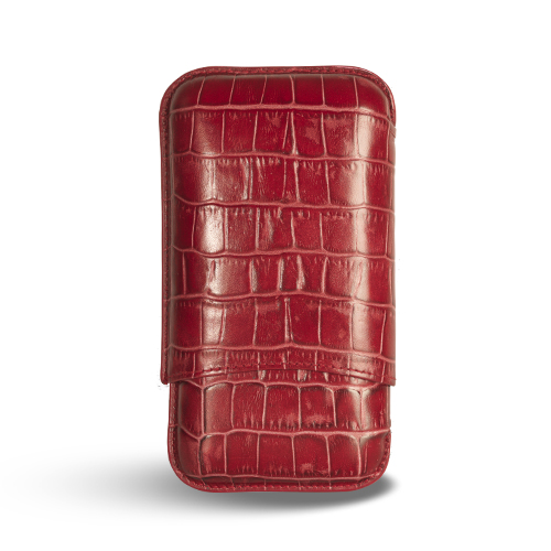 Cigar Case - Recife Cuba Libre Red Pepper - 3 Cigars