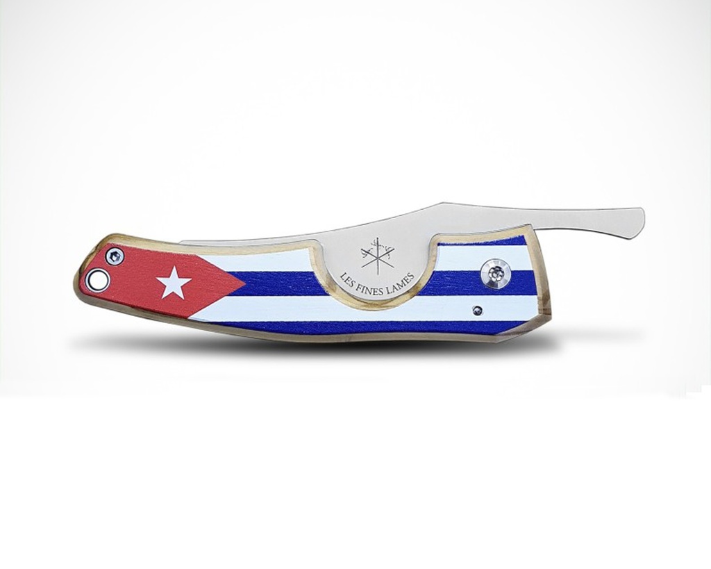 Cigar Cutter - Les Fines Lames Le Petit Cuban Flag Light