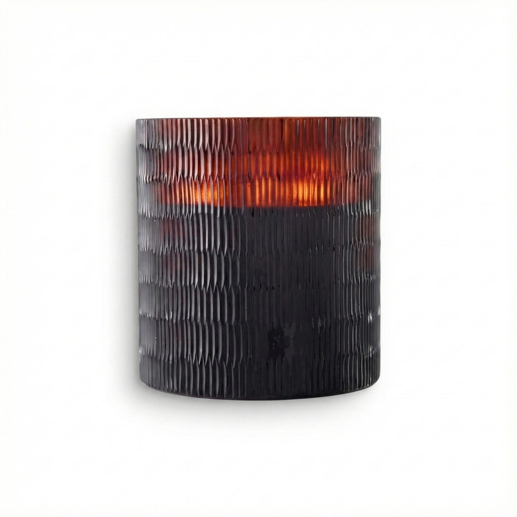 Candle - Onno Rhombus Amber Ginger Fig - Wide