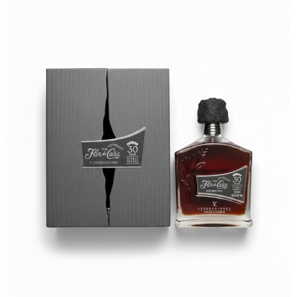 Rum - Flor De Cana V Generations 30 Years Old - Bottle Of 70Cl