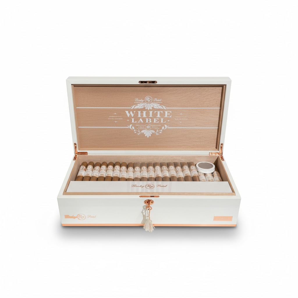 Rocky Patel White Label Figurado Humidor - Humidor Of 100 Cigars