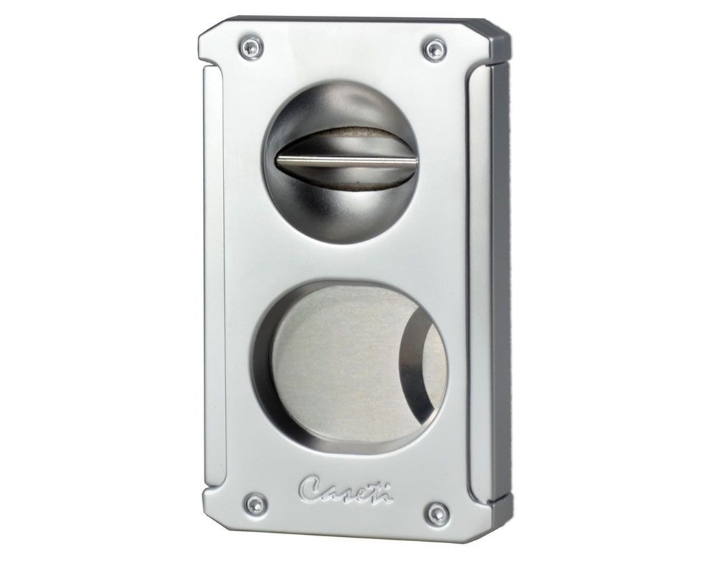 Cigar Cutter - Caseti Paris Multi Chrome/Matte Silver