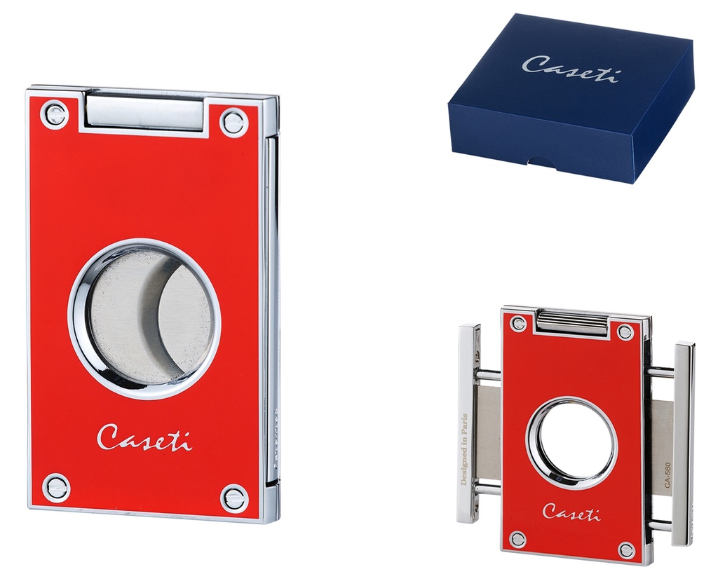 Cigar Cutter - Caseti Paris Red