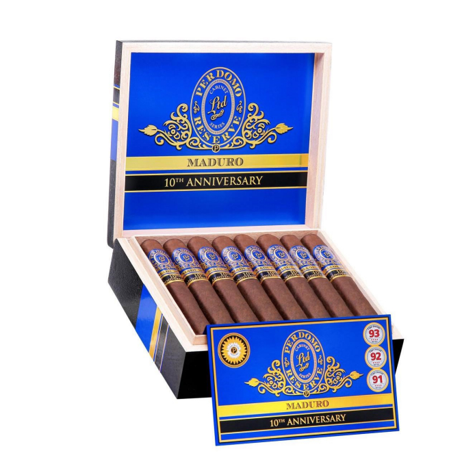 Perdomo 10th Anniversary Maduro Robusto - Box Of 25 Cigars