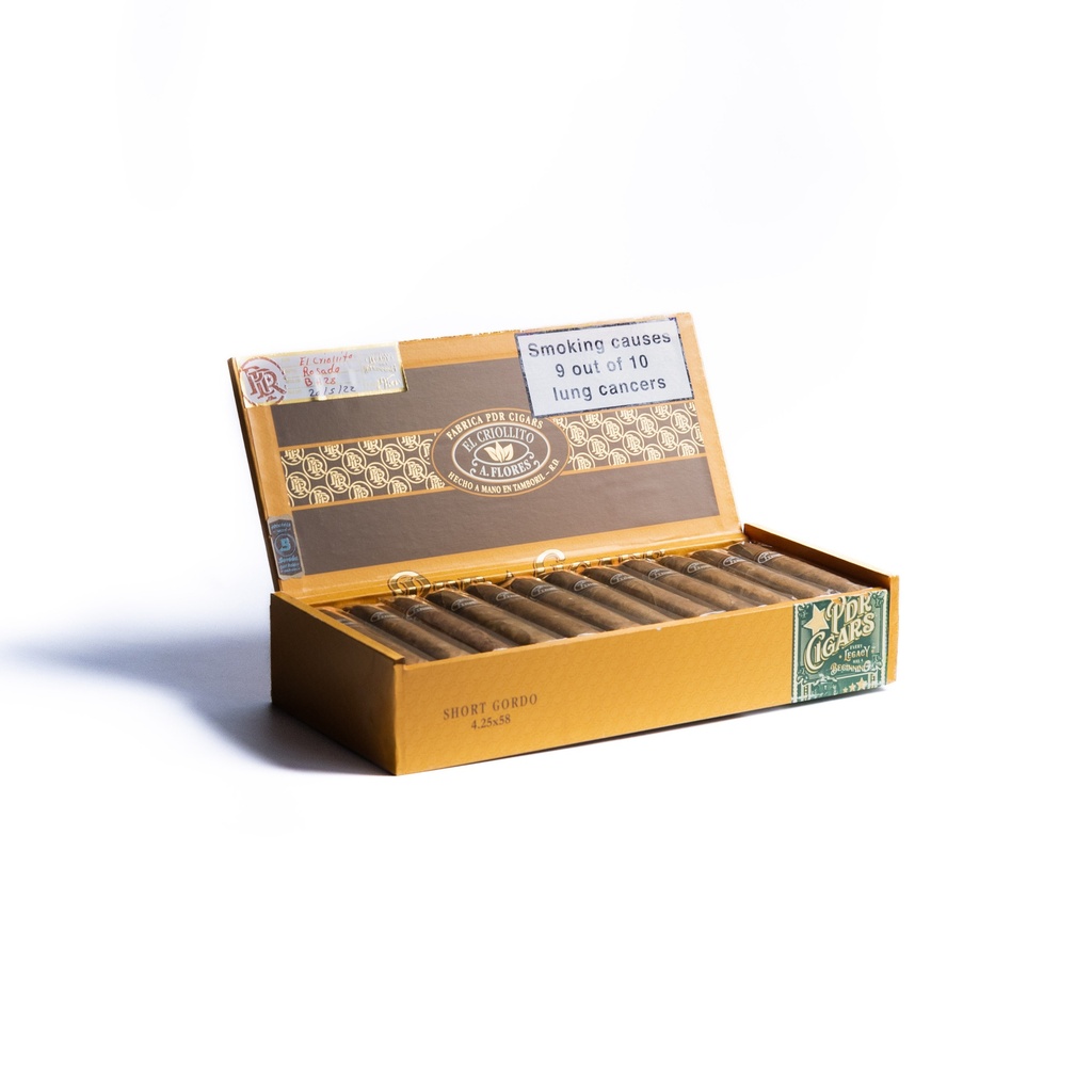El Criollito Short Gordo - Box Of 24 Cigars