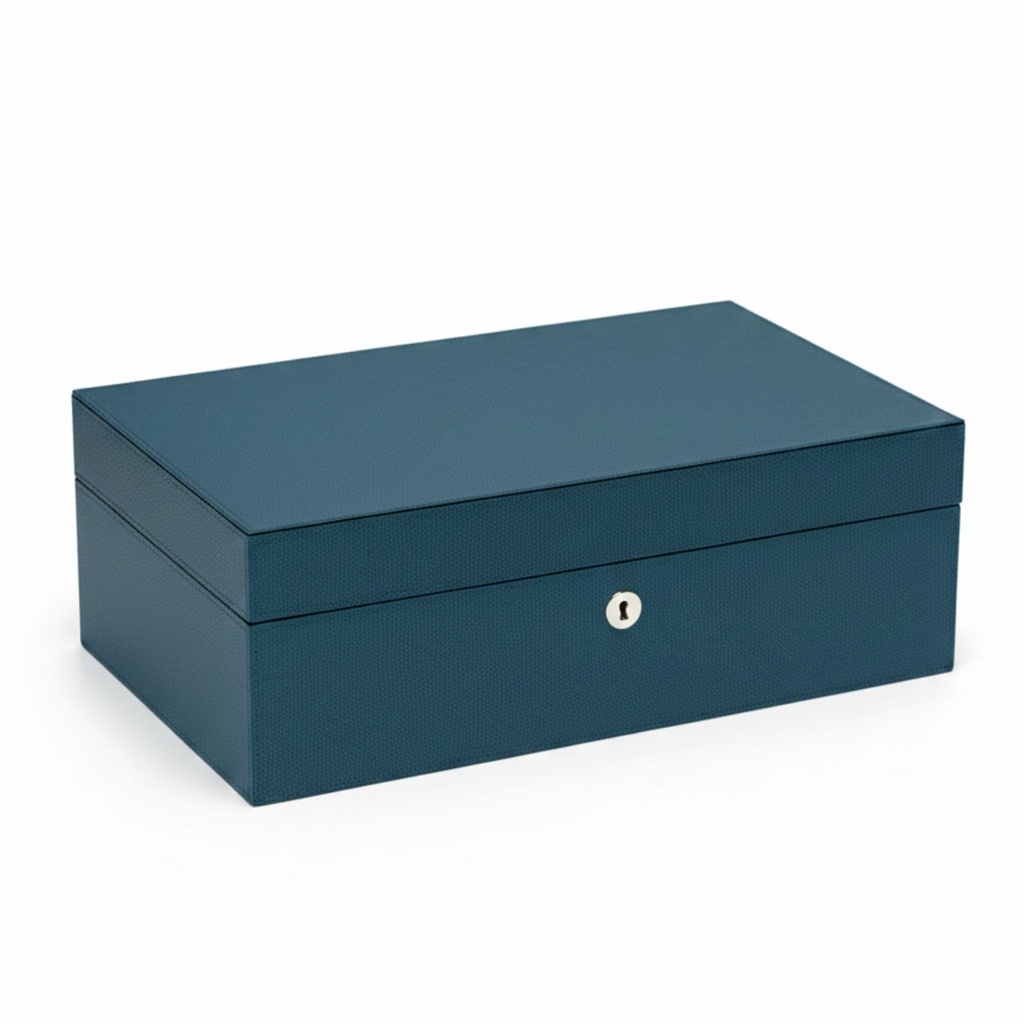 Humidor - Giobagnara Santiago Large Azure - 80 Cigars