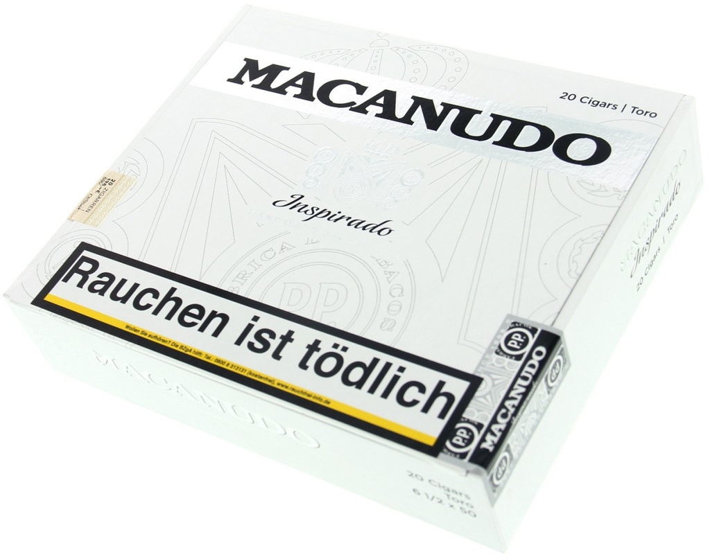 Macanudo Inspirado White Toro - Box Of 20 Cigars