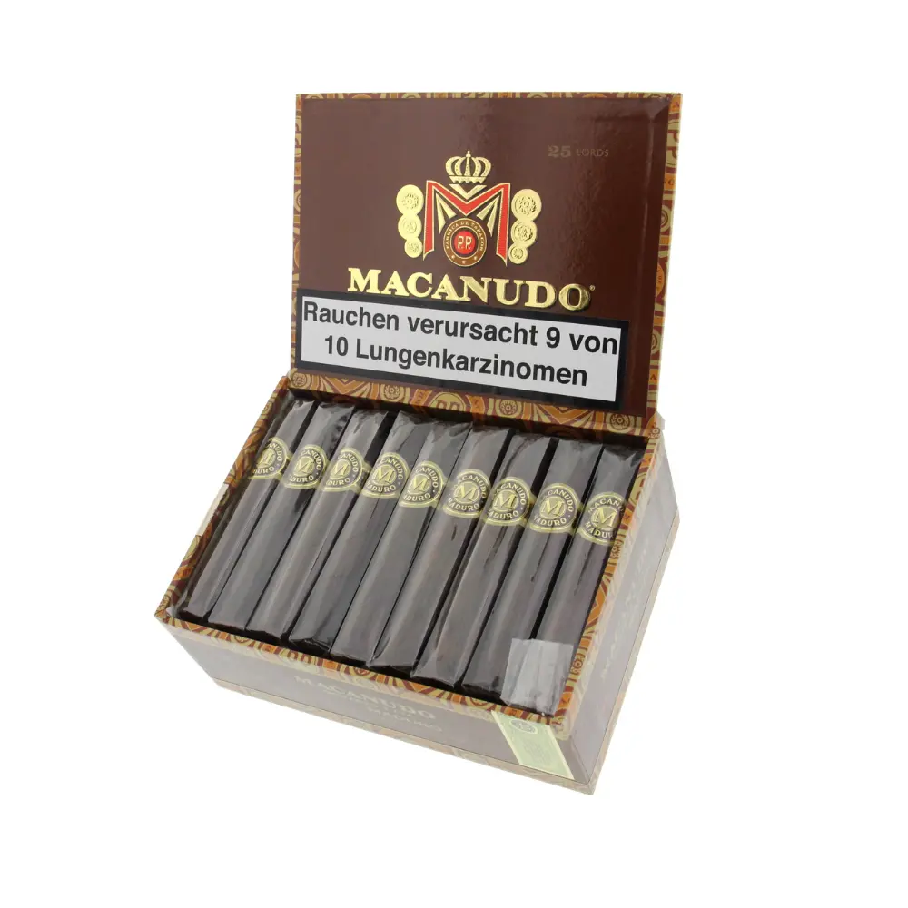 Macanudo Maduro Lords - Box Of 25 Cigars