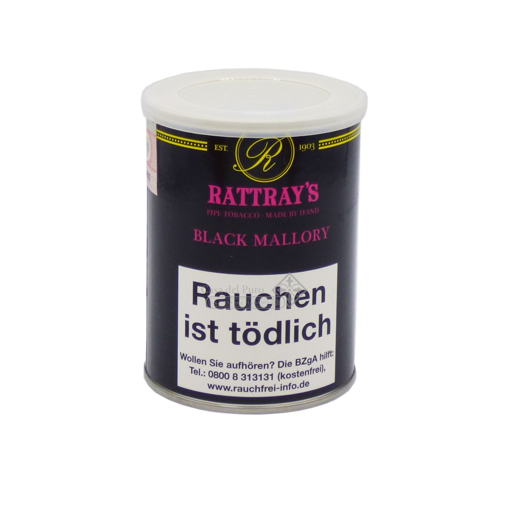 Pipe Tobacco - Rattray´S British Collection Black Mallory - Tin Of 100G
