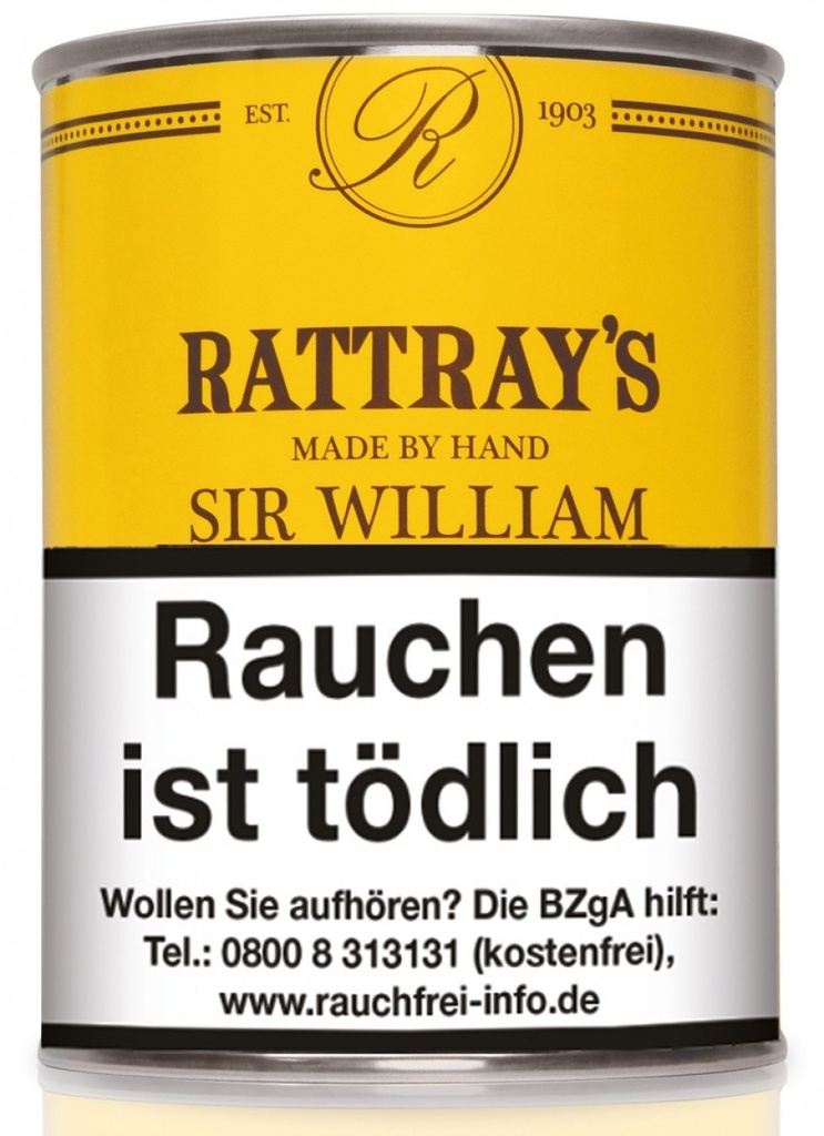 Pipe Tobacco - Rattray´S British Collection Sir William - Tin Of 50G