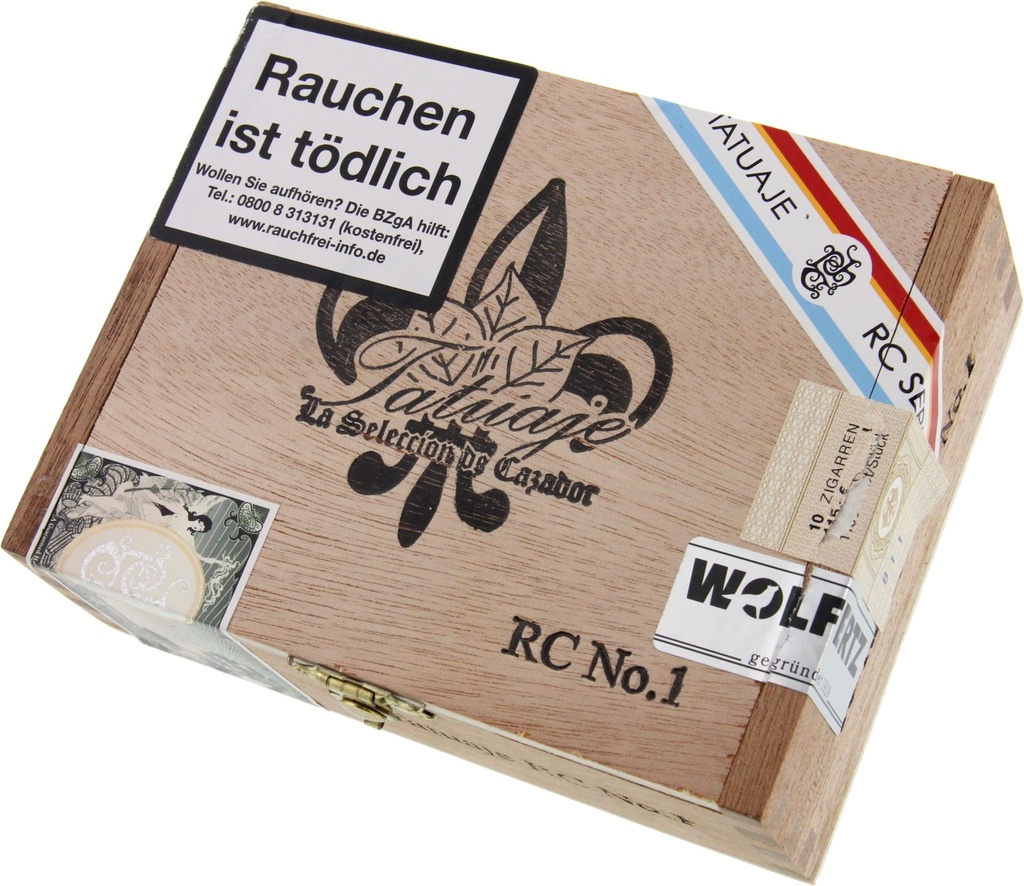 Tatuaje Rc Series No. 1 Short Robusto - Box Of 10 Cigars