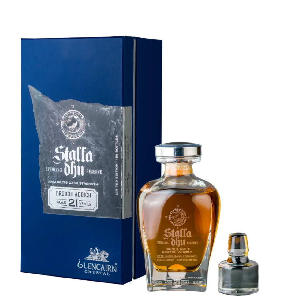 Whisky - Stalla Dhu Bruichladdich 21 Years Old Sterling Reserve Cask Strength- Bottle Of 70Cl