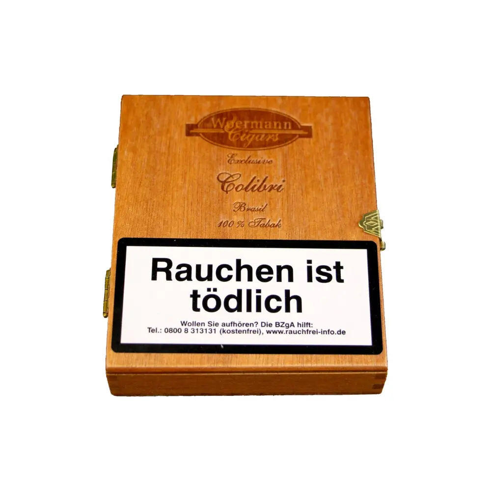 Woermann Cigars Exclusive Colibri Brasil - Pack Of 20 Cigarillos
