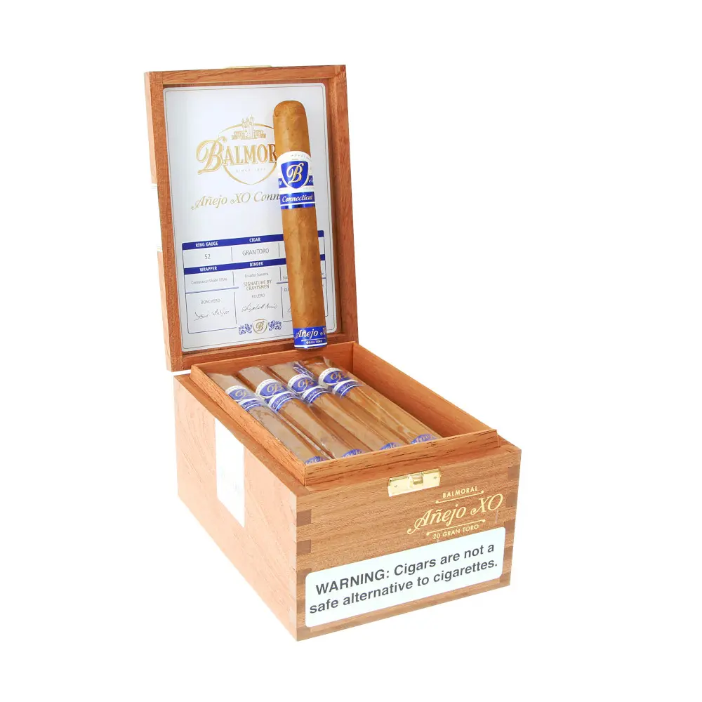 Balmoral Añejo Xo Connecticut Gran Toro - Box of 20 Cigars