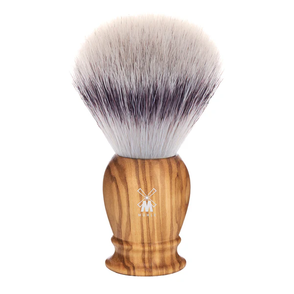 Shaving Accessories - Muhle Brush Silvertip Fibre XL Olive Wood