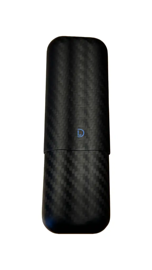 Cigar Case - Dominique London Signature Carbon Fibre 2 Cigar