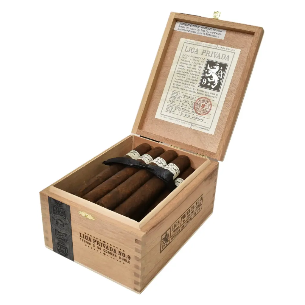 Drew Estate Liga Privada No. 9 Double Corona - Box of 24 Cigars 