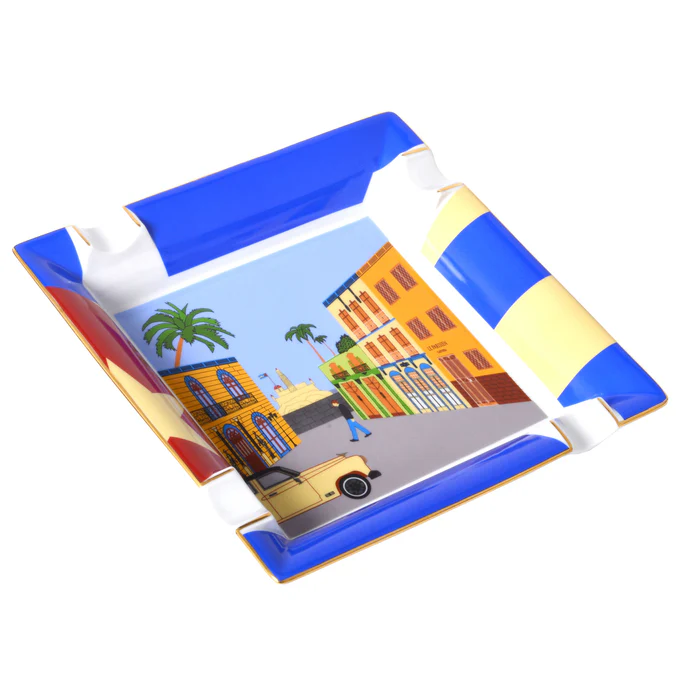 Ashtray - Elie Bleu Casa Cubana - 4 Cigars