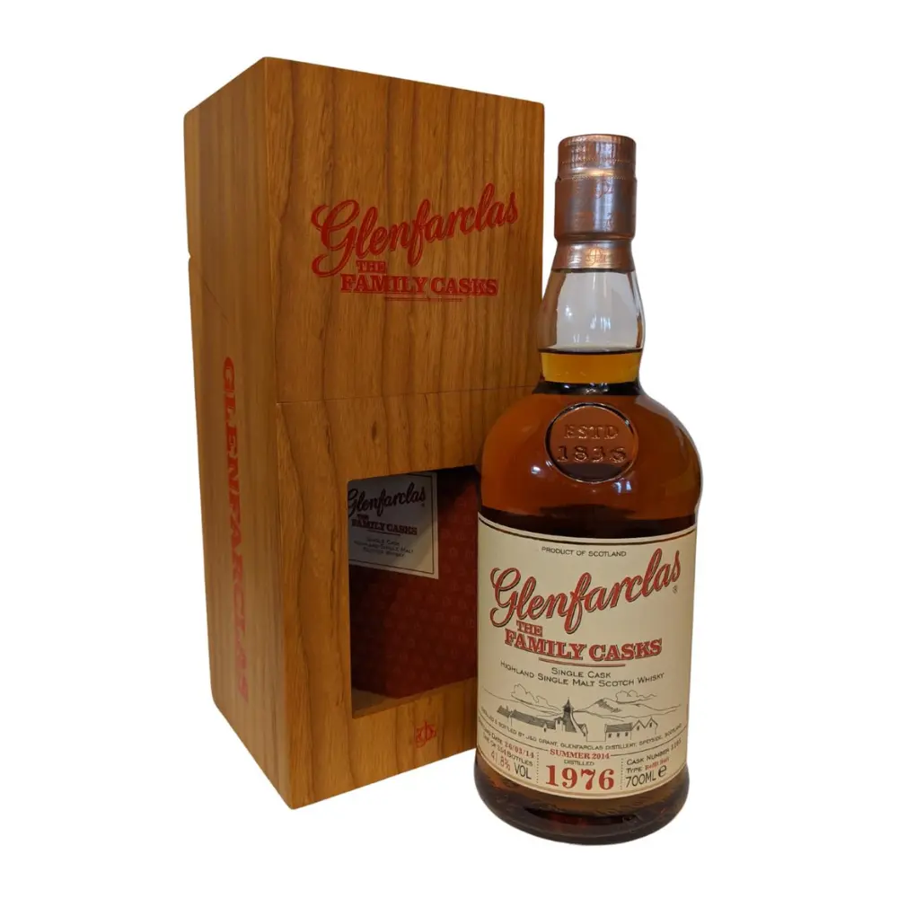 Whisky - Glenfarclas 38 Year Old 1976 Family Cask #3105 - 41.8% 70cl 