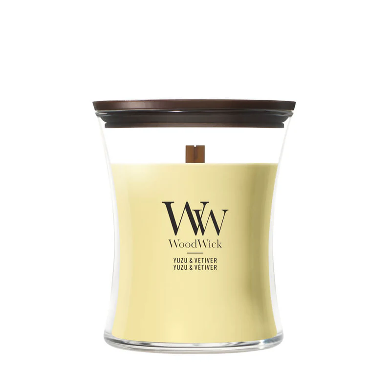 Candle - Woodwick Yuzu Vetiver - Medium