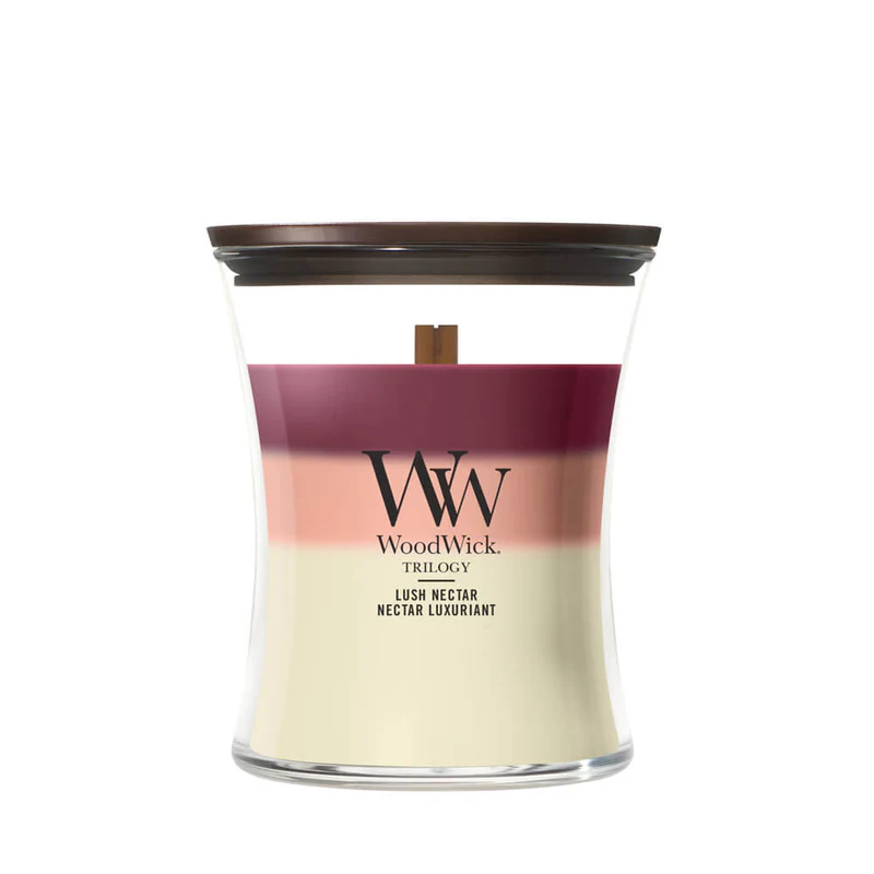 Candle - Woodwick Trilogy Lush Nectar - Medium