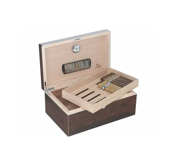 Humidor - Lubinski Brasilian Rosewood - 100 Cigars