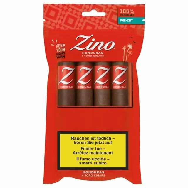 Zino Honduras Toro - Pack of 4 Cigars