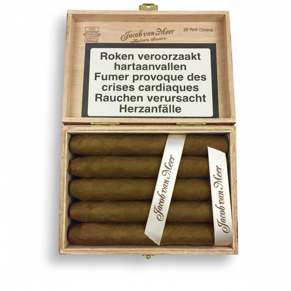 Jacob Van Meer Petit Corona - Box Of 25 Cigars