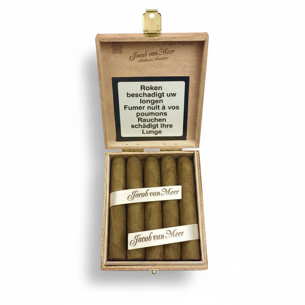 Jacob Van Meer Mini Robusto - Box Of 25 Cigars