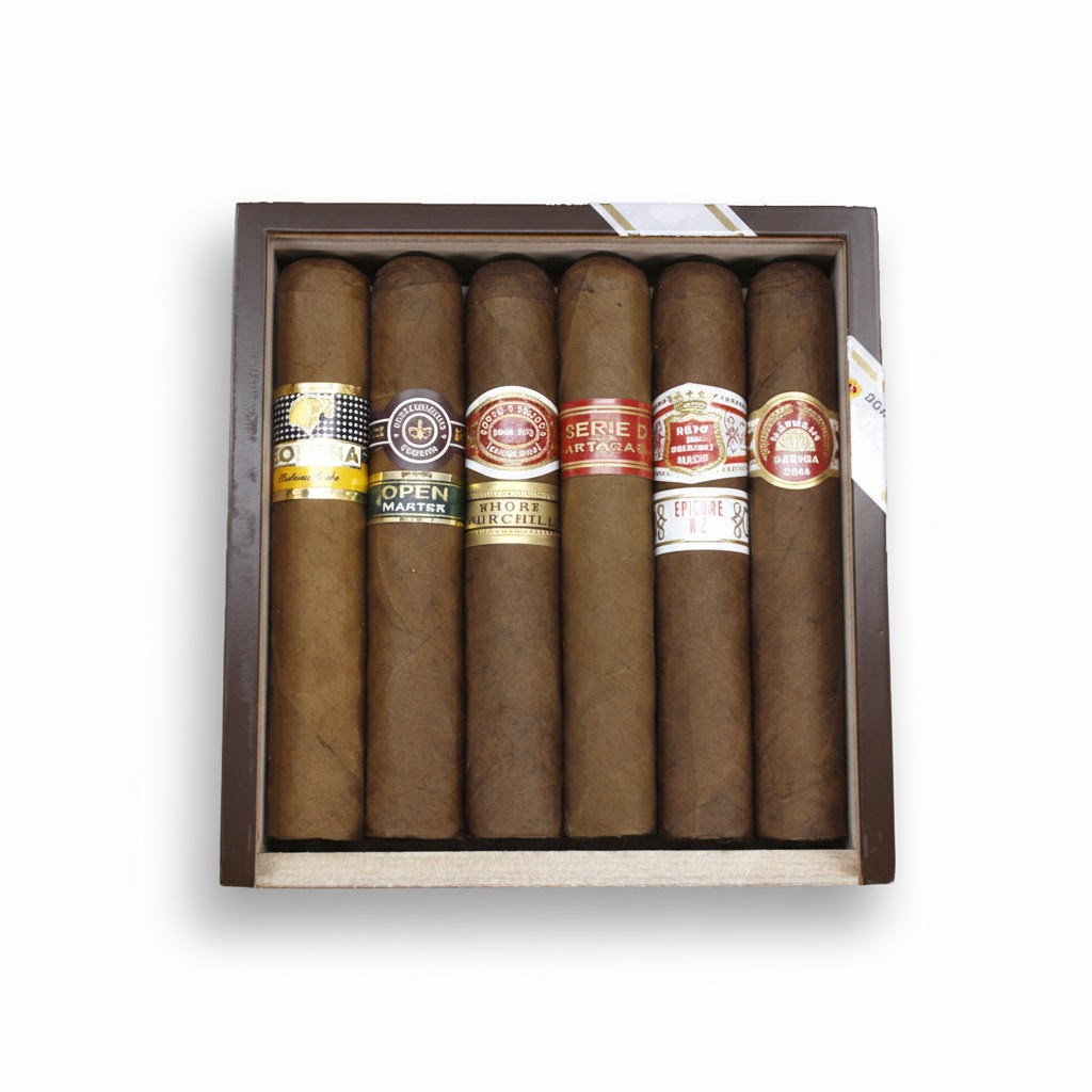Combinaciones Selección Robustos Assortment - Box Of 6 Cigars