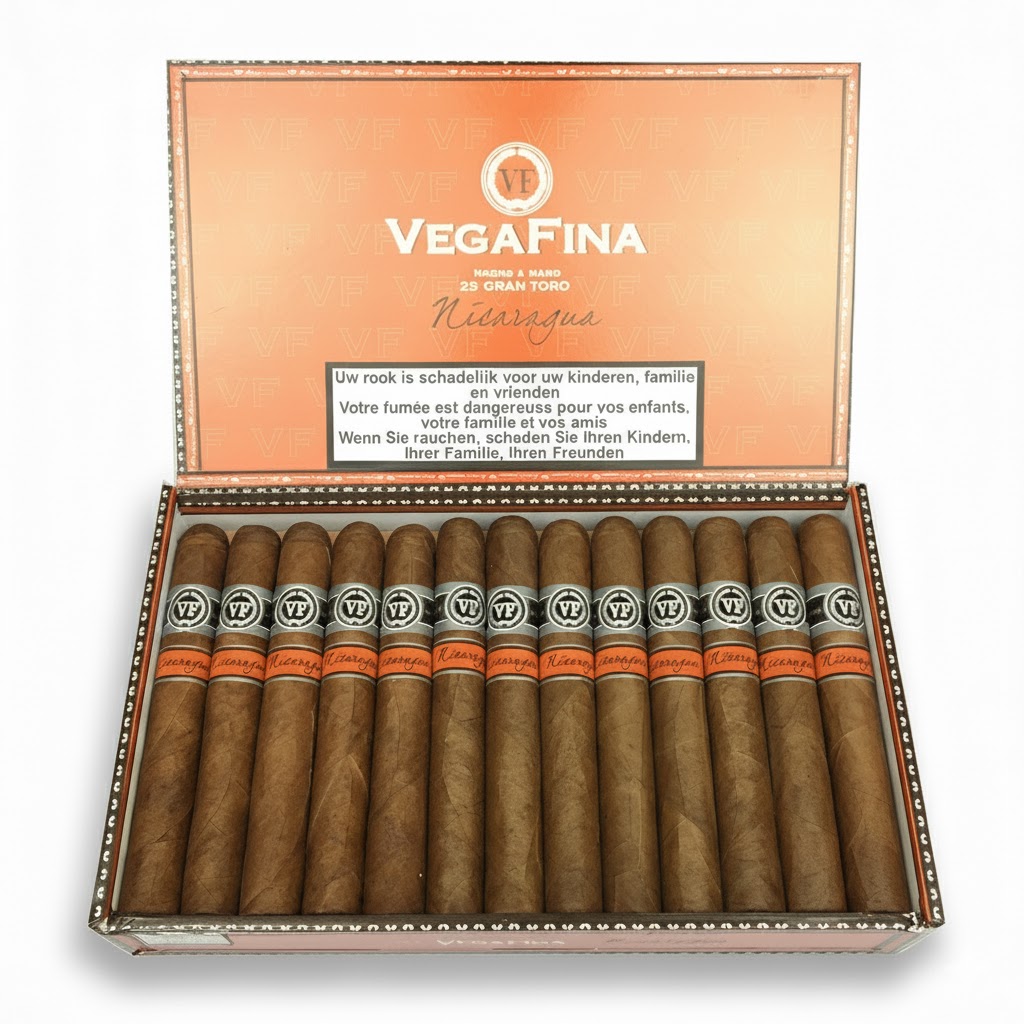 Vegafina Nicaragua Gran Toro - Box Of 25 Cigars