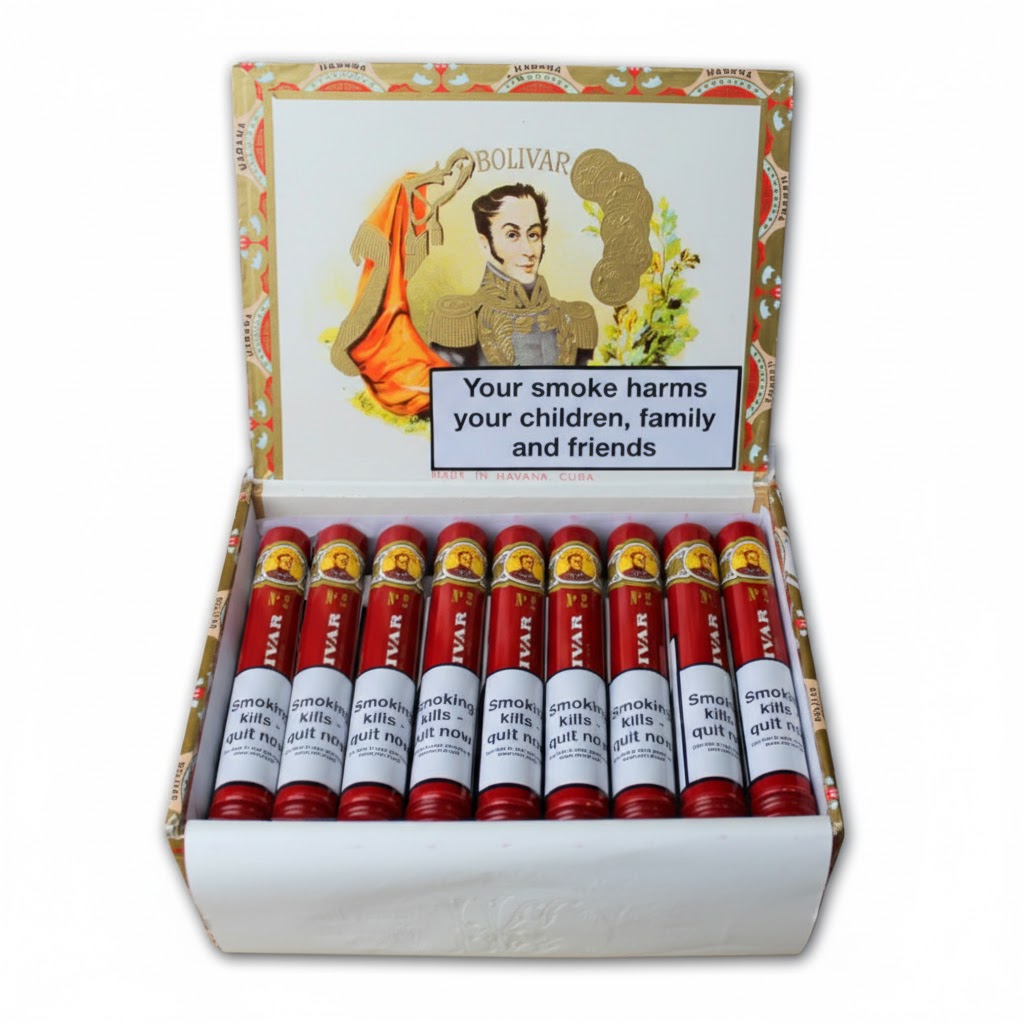 Bolivar Tubos No. 2 A.T. - Box Of 25 Cigars