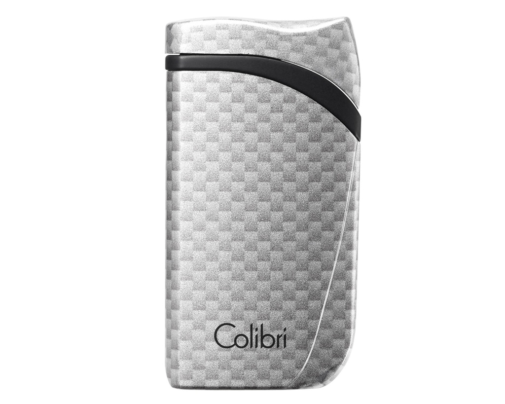 Lighter - Colibri Falcon Carbon Silver