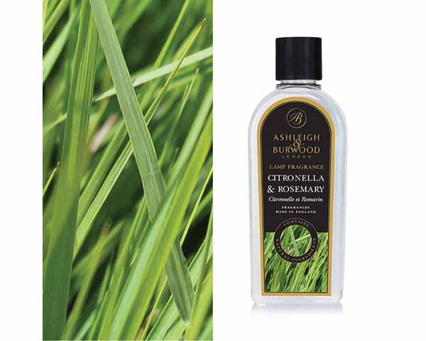 Lamp Fragrance - Ashleigh & Burwood Citronella & Rosemary - 500Ml