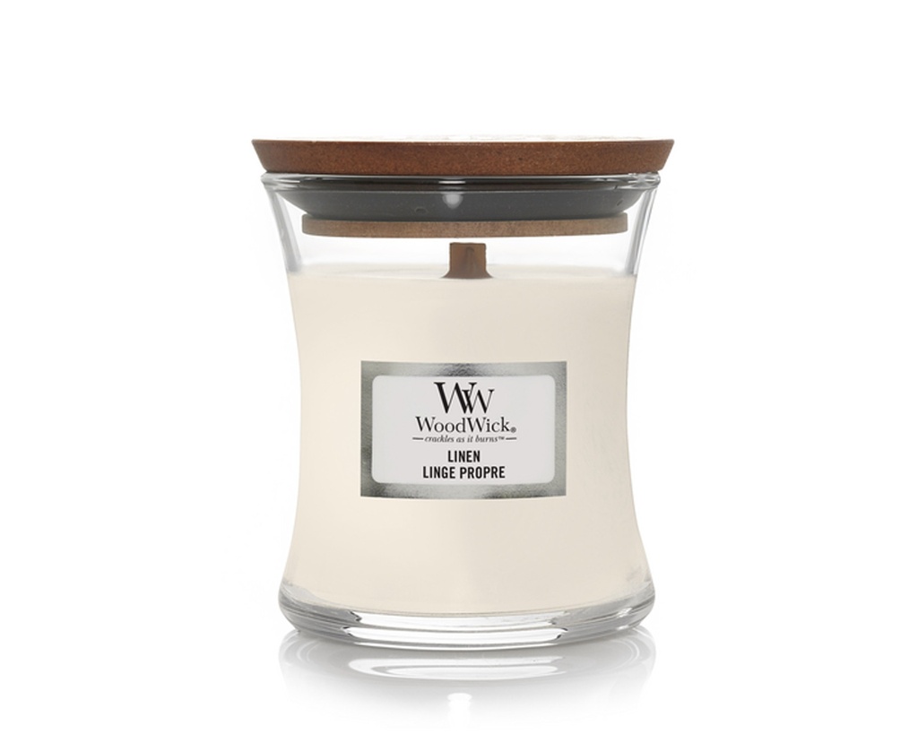 Candle - Woodwick Linen - Mini