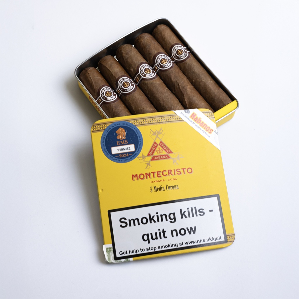Montecristo Media Coronas - Tin Of 5 Cigars