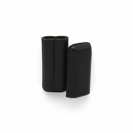 [12571] Cigar Case - Recife Chesterfield Culture Black Dahlia - 2 Cigars