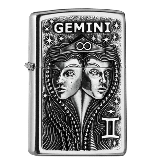 [12938] Lighter - Zippo Zodiac Gemini V19
