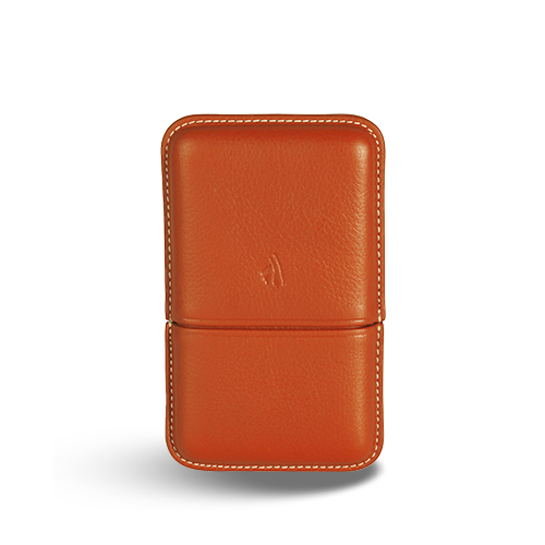 [13463] Cigarette Case - Recife Chesterfield Culture Orange Blossom
