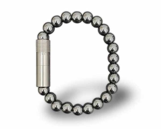 [16706] Cigar Puncher - Les Fines Lames Bracelet Solo Steel Hematite - Medium