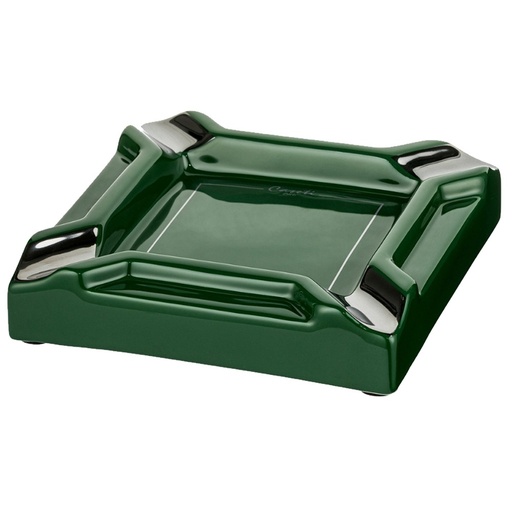 [17423] Ashtray - Caseti Paris Green - 4 Cigars